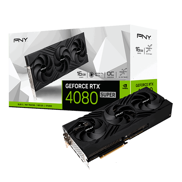 Відеокарта PNY GeForce RTX 4080 SUPER 16GB VERTO Overclocked (VCG4080S16TFXPB1-O)