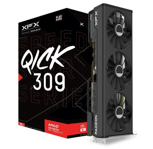 Відеокарта XFX AMD Radeon RX 7600 XT Speedster QICK 309 (RX-76TQICKBP)
