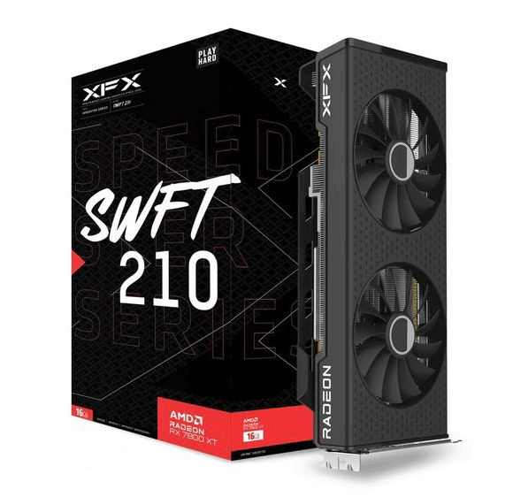 Відеокарта XFX AMD Radeon RX 7800 XT Speedster SWFT 210 Core Edition (RX-78TSWFTFP)